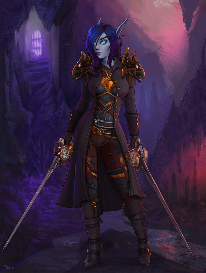 Void Elf - NSFW, Otto, , Abyss Elves, World of warcraft, Longpost, Ottomarr