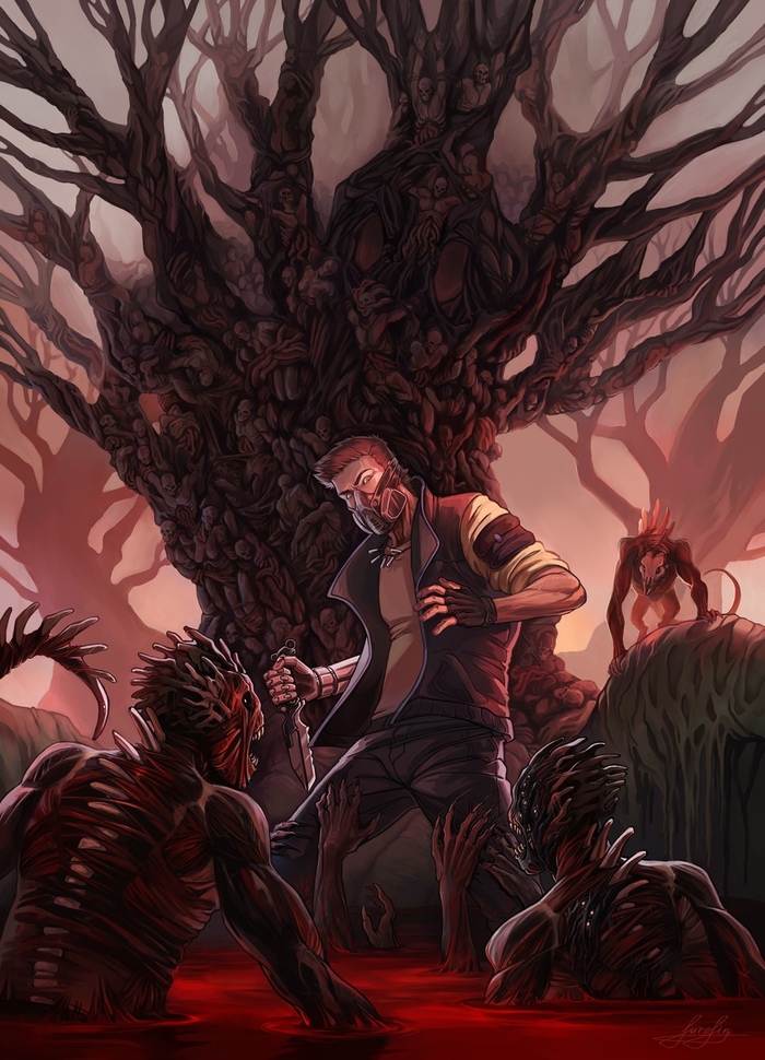 Картинки для альбом-проекта EVILBOOK (Часть3) Evilbook, Ужасы, Иллюстрации, Чудовища, Альбом, Картинки, Арт, Длиннопост