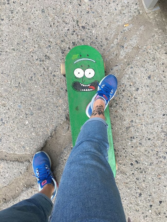 Rick-cucumber - do-it-yourself longboard - My, Rick gherkin, Longboard, Crafts, Longpost