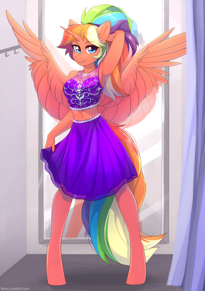  My Little Pony, Ponyart, Fensu-san, Original Character, Oc:spectrum Dash, 