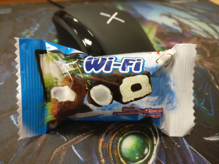 Can your router do that? - My, Wi-Fi, Wi-Fi router, Candy, The photo, Router