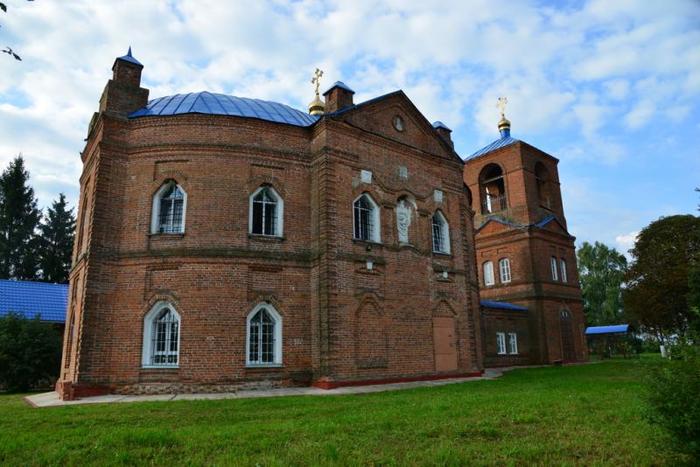 TRANSFORMATION CHURCH in Tvorishichi village - Architecture, Longpost, , Transfiguration, Bryansk region, Temple