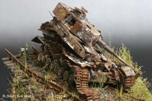 Destroyed - Modeling, Stand modeling, The Great Patriotic War, Longpost