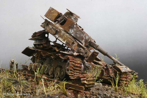 Destroyed - Modeling, Stand modeling, The Great Patriotic War, Longpost