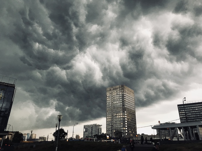 Start - My, Moscow, The photo, The clouds, Rain