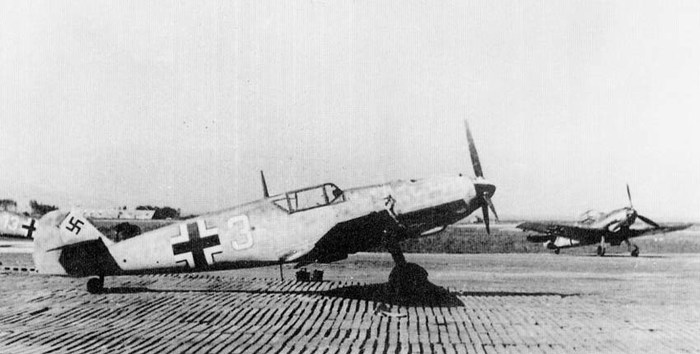    Messerschmitt Bf.109T-1.   , , Kriegsmarine, , Bf109, , 