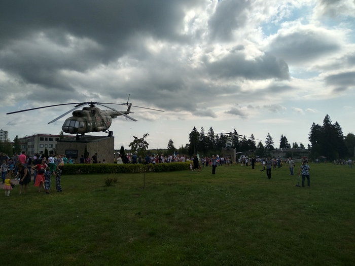 Aviation Day in our village. - My, Aviation Day, Agalatovo, Holidays, People, Village, Administration, Video, Longpost