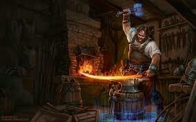 Blacksmith - My, Blacksmith, Sword, Childhood