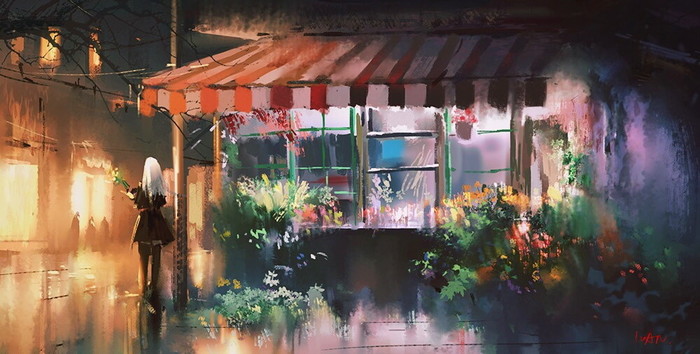 Flower shop - Арт, Yifan