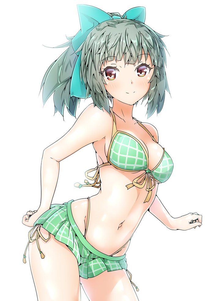 Melon-chan - Kantai collection, Yubari, Anime, Anime art, Swimsuit