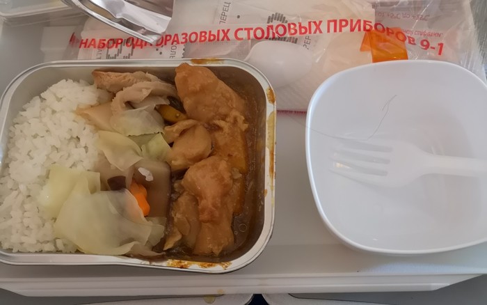 Aeroflot delivers hair, black - My, Aeroflot, Nutrition, Food, Airplane, Aviation of the Russian Federation, Aviation