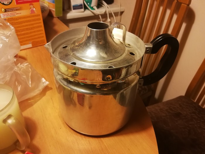 Suspicious kettle - My, What's this?, League of detectives, Kettle, Question
