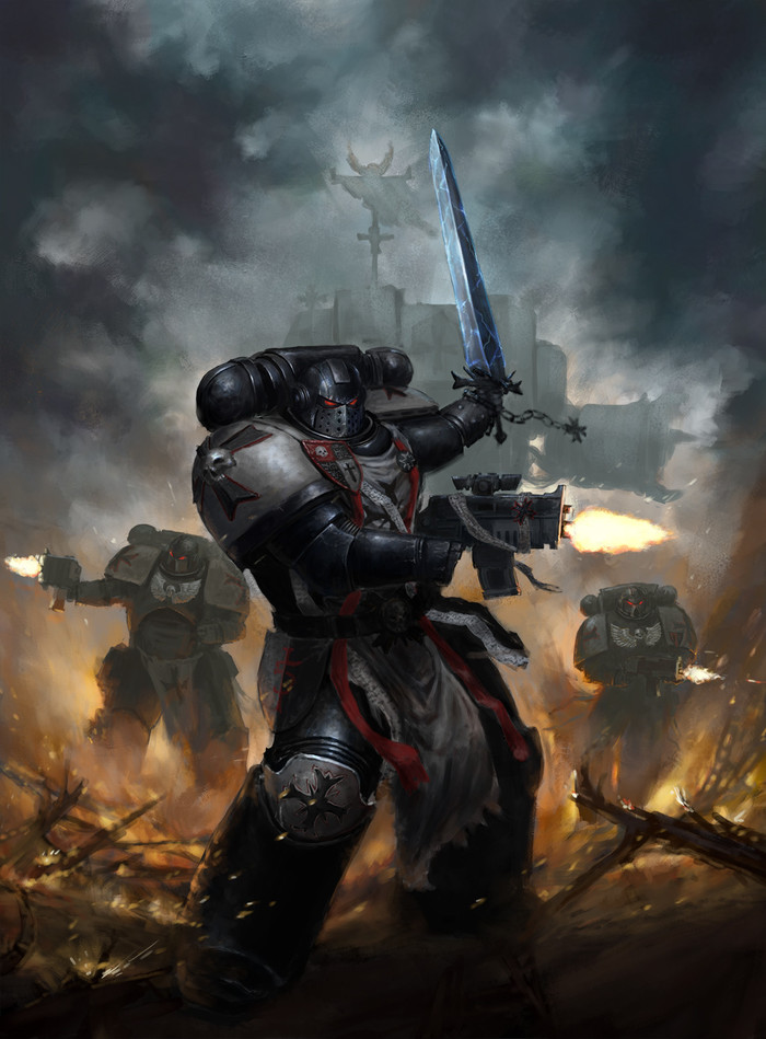 Black Templars Warhammer 40k, , Black Templars, Wh Art