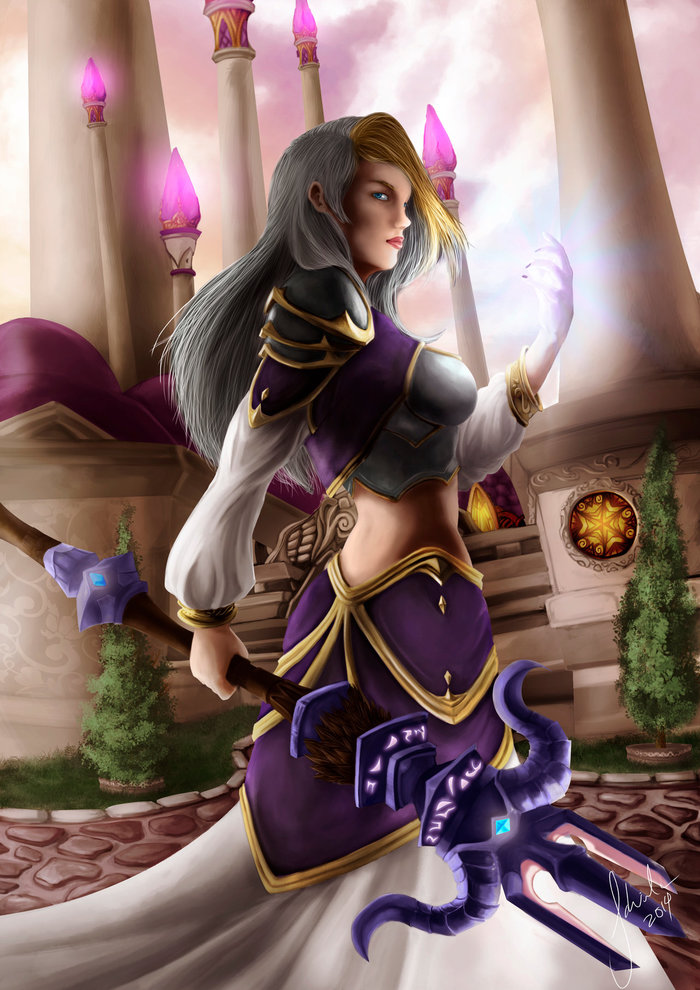 Jaina Proudmoore - Джайна Праудмур, World of Warcraft, Warcraft, Арт, Длиннопост