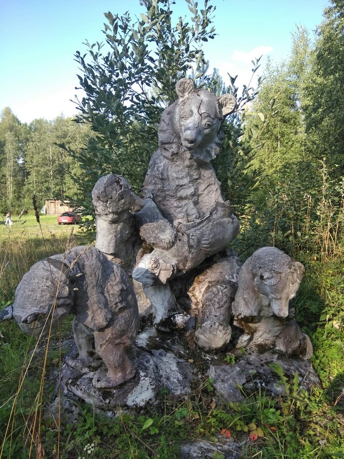 In the forests of Karelia - My, Forest, Vipers, Sculpture, , Longpost