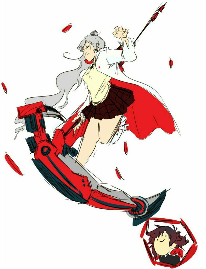 RWBY RWBY, Weiss Schnee, Ruby Rose