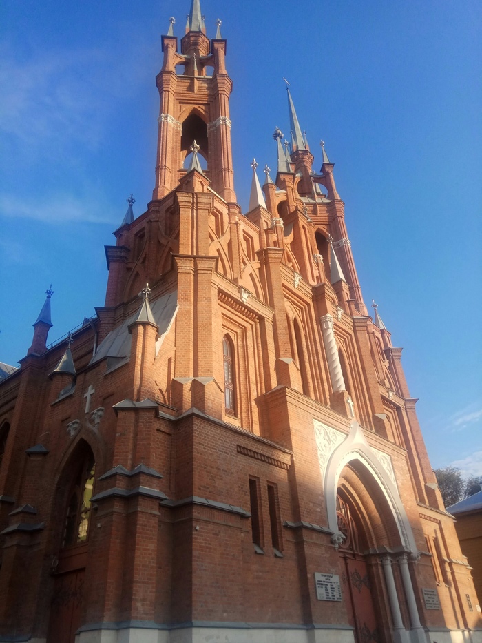 Samara Neo-Gothic - My, Samara, Church, Architecture, Neo-Gothic, Catholic Church, Longpost