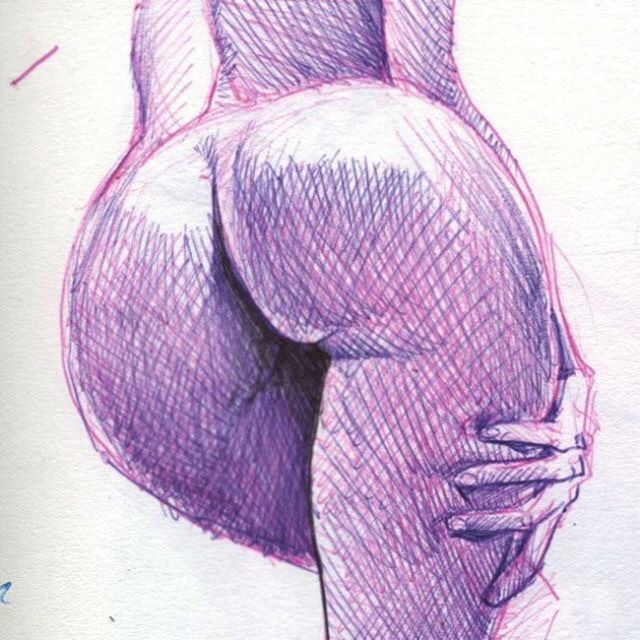 Perfect Drawing - NSFW, Breast, Drawing, Pen, Erotic, Longpost