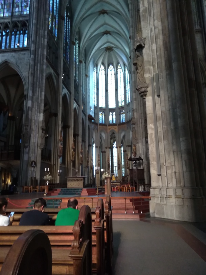 Cologne Cathedral inside - My, Germany, Koln, Cologne Cathedral in Germany, Religion, Catholic Church, Longpost