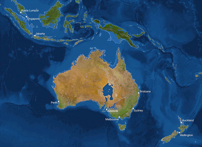 Как бы выглядела карта мира, если бы уровень воды поднимался и опускался на 1000 метров?