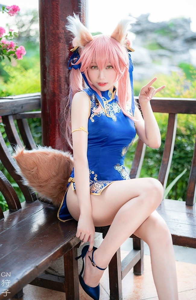 Tamamo-no-Mae - NSFW, Аниме, Косплей, Fate, Fate Grand Order, Tamamo no Mae, Длиннопост, Хвост, Клубничка