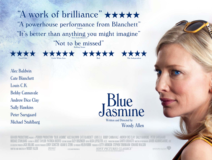 I advise you to watch Jasmine (Blue Jasmin) - My, I advise you to look, Movies, Woody Allen, Tragicomedy, Cate Blanchett, Alec Baldwin, Longpost