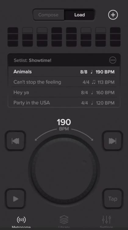 Useful staff: a metronome that is inaudible. - Overview, , Metronome, , Longpost