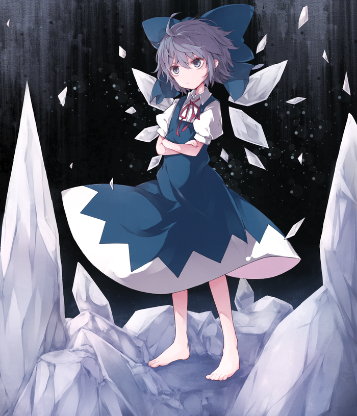  , Anime Art, Touhou, Cirno, Gavrof