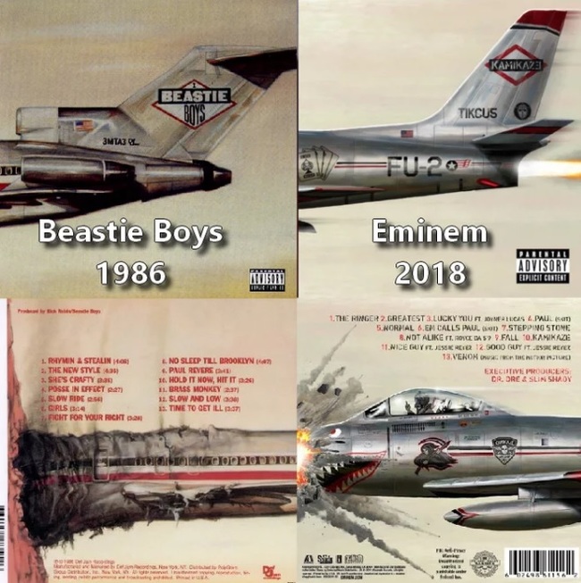 Just coincided - Eminem, Beastie Boys, Coincidence, Music, Album, 9GAG
