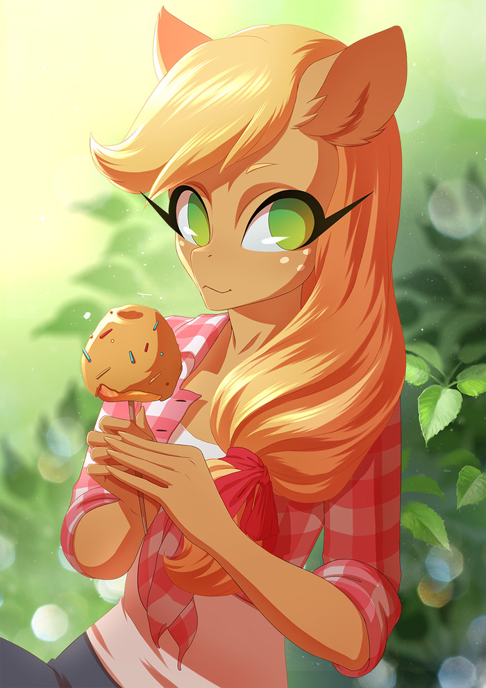 AppleJack My Little Pony, Applejack, , Ponyart