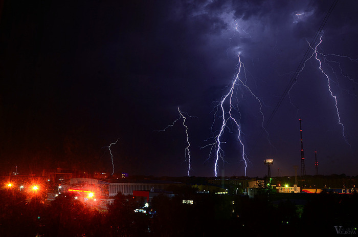 Thunderstorm - My, The photo, Thunderstorm, Longpost