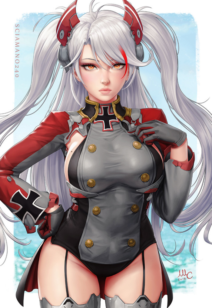 Prinz Eugen Prinz Eugen, Azur Lane, Mirco Cabbia, Sciamano240, Anime Art