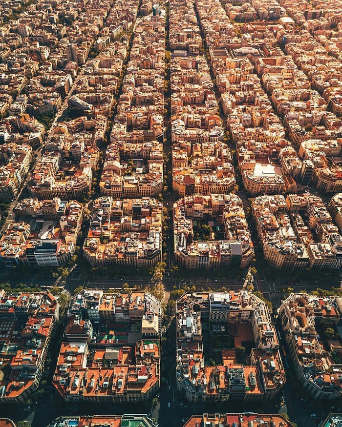 Barcelona from above. - Interesting, The photo, Barcelona, Spain, Town, beauty, Architecture, Beautiful, Barcelona city
