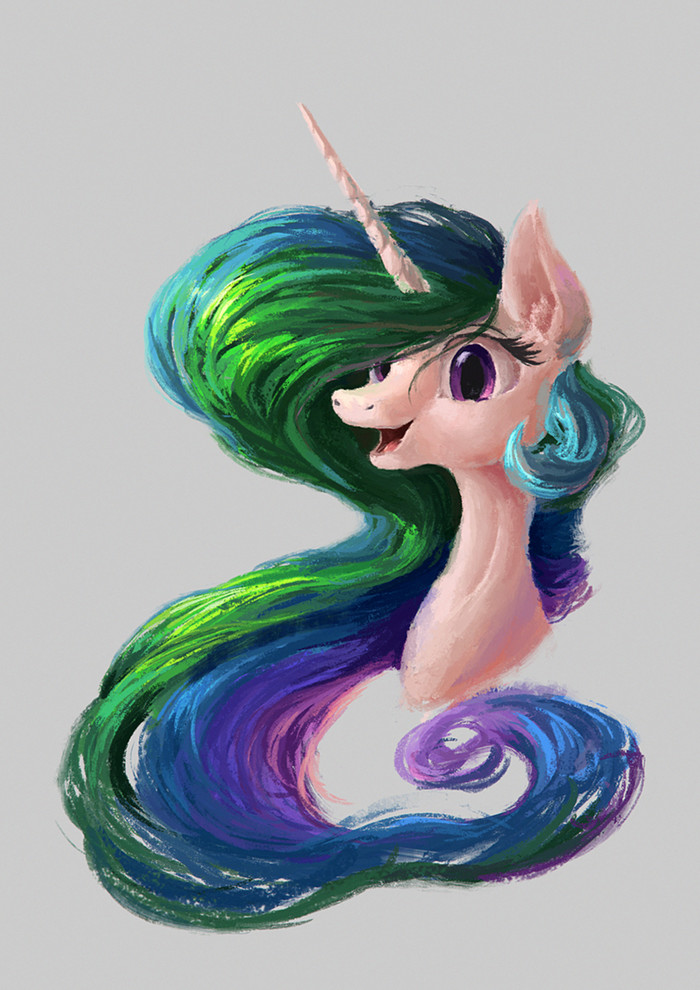 Princess Celestia - My little pony, Princess celestia, PonyArt, Plainoasis