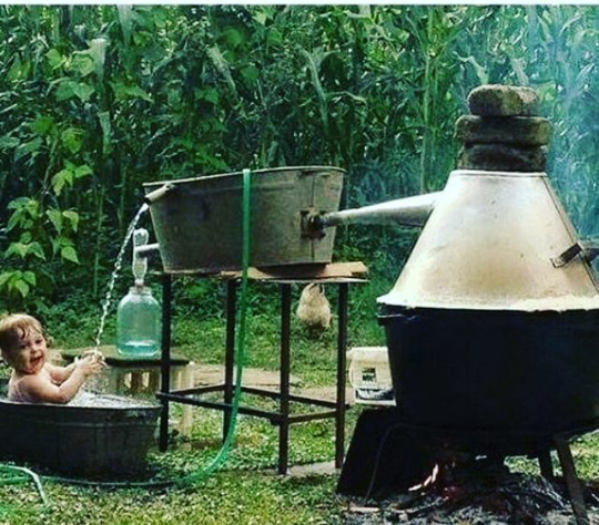 Grandfather's summer - Village, Childhood, Alcohol mashine, Grandfather