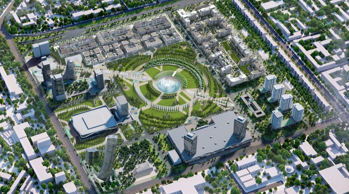 Tashkent DiamondMall Архитектура, Ташкент, Узбекистан, Строительство, Концепт, Длиннопост, Видео