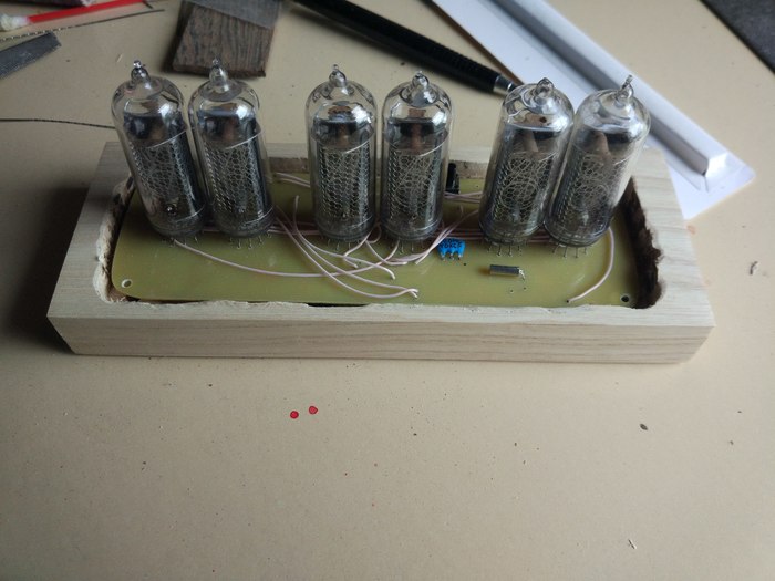 Часы Nixie clock: обновлённая версия на 6 лампах ИН-14 Ламповые часы, Я сделяль, Nixie clock, Лампа, Diy Or Die, Своими руками, Длиннопост