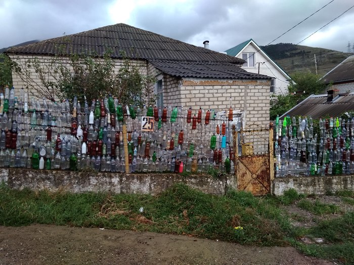 When I drank the money for the fence - My, Fence, Plastic bottles, Novorossiysk