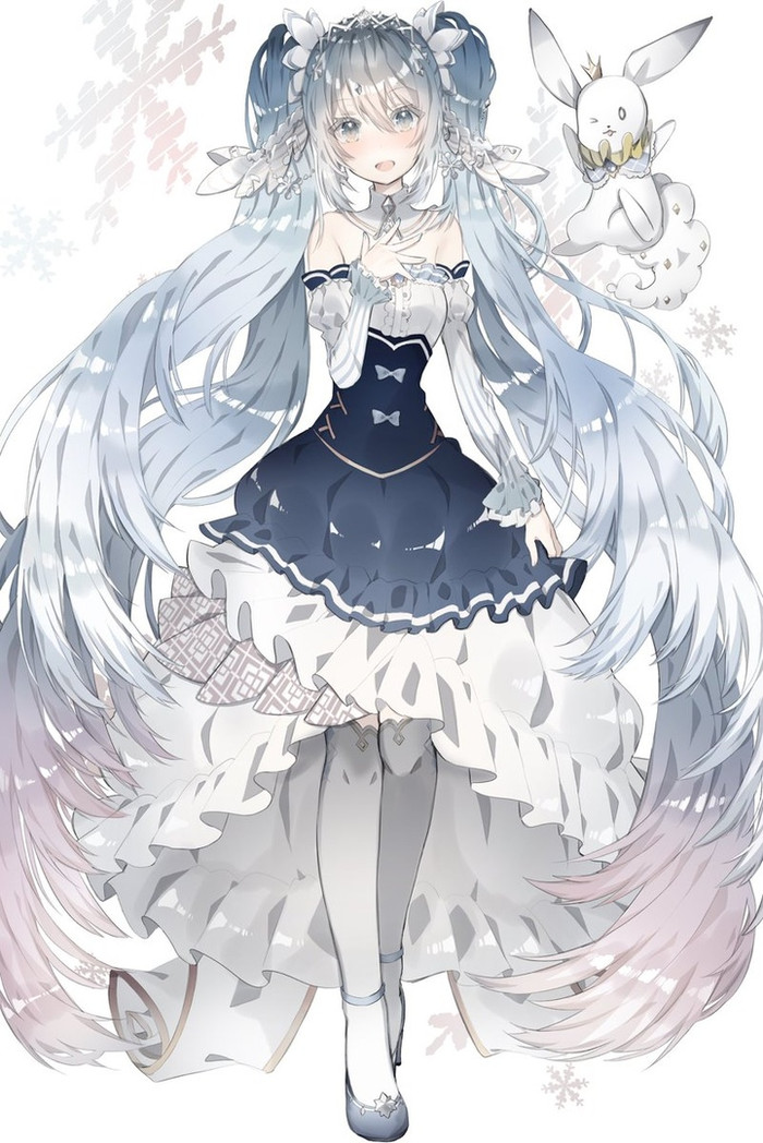 Snow Miku 2019 - Hatsune Miku, Vocaloid, Anime art, Snow miku, Anime, Not anime