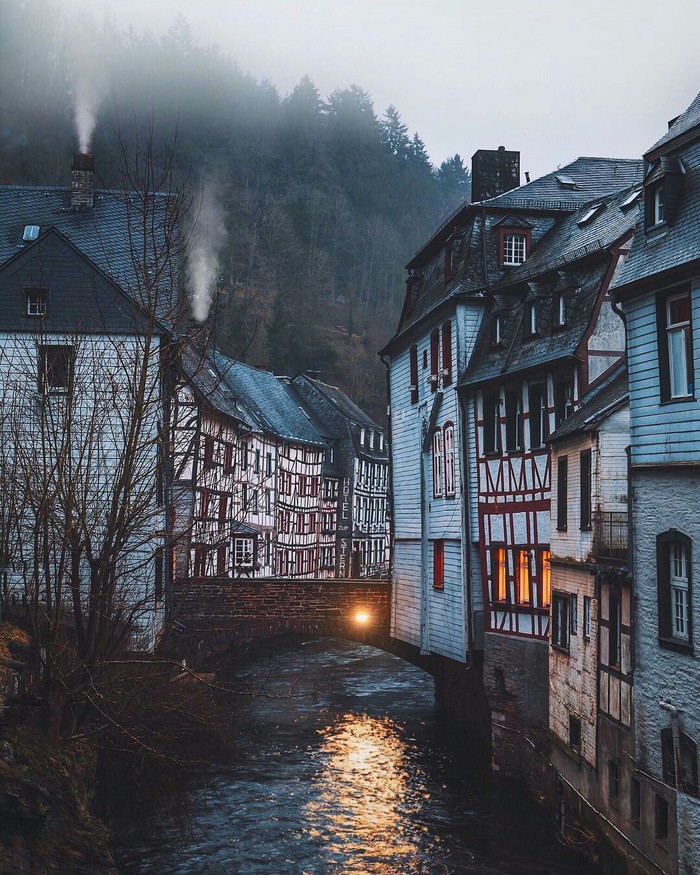 The beautiful village of Monschau in Germany. - Germany, The photo, Village, beauty, Nature, beauty of nature