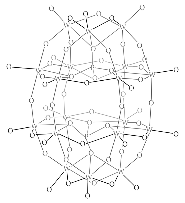 Structure of the tungsten complex - My, Chemistry, Sample, Vector, Molecule, Print, Design, GIF, Longpost