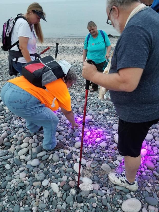 Glowing stones on the shores of Lake Superior in North America - A rock, Yooperlites, Minerals, Interesting, Longpost