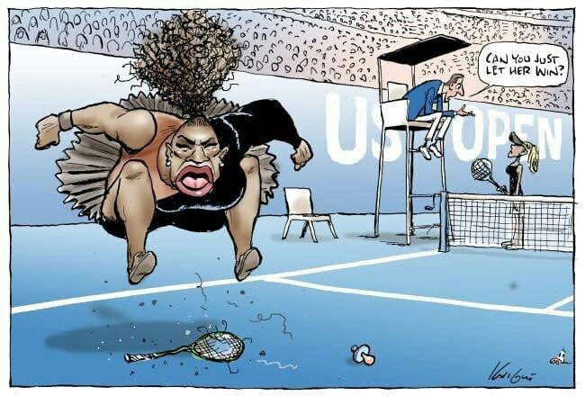 One sided racism - Logics, Sport, Serena Williams, Racism