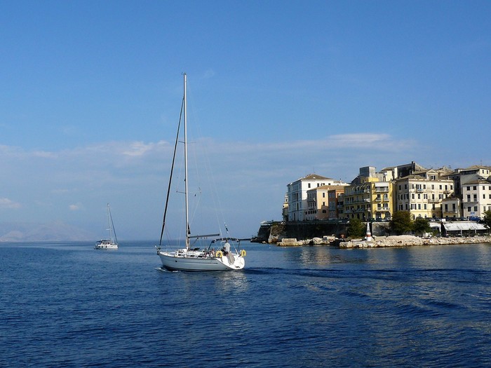 Kerkyra (Corfu Island) - My, Corfu, Kerkyra, Sea, Yacht, Travels