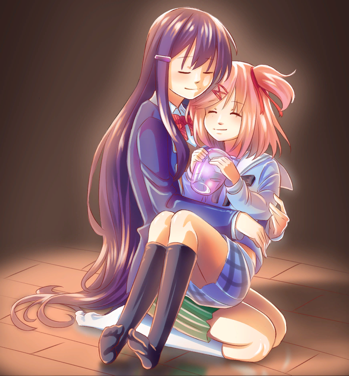 Doki Doki Sugar Life Doki Doki Literature Club, , Happy sugar Life, Yuri DDLC, Natsuki, Anime Art, ,  