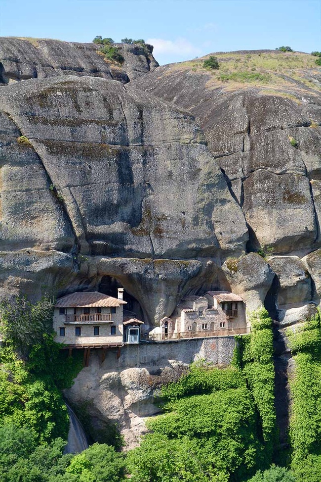 Meteora, Greece - Nature, House, beauty, Longpost