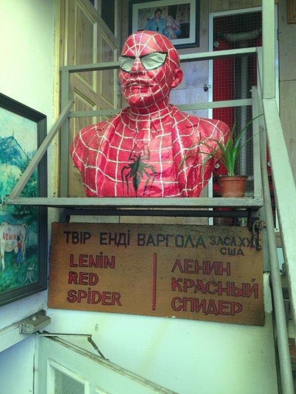 Lenin red spider - Lenin, Spiderman