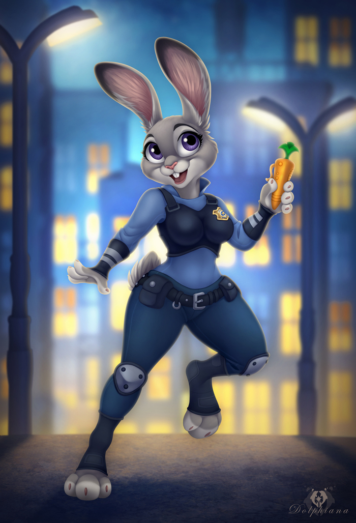 Judy Hopps - Zootopia, Zootopia, Judy hopps, Art, Dolphiana