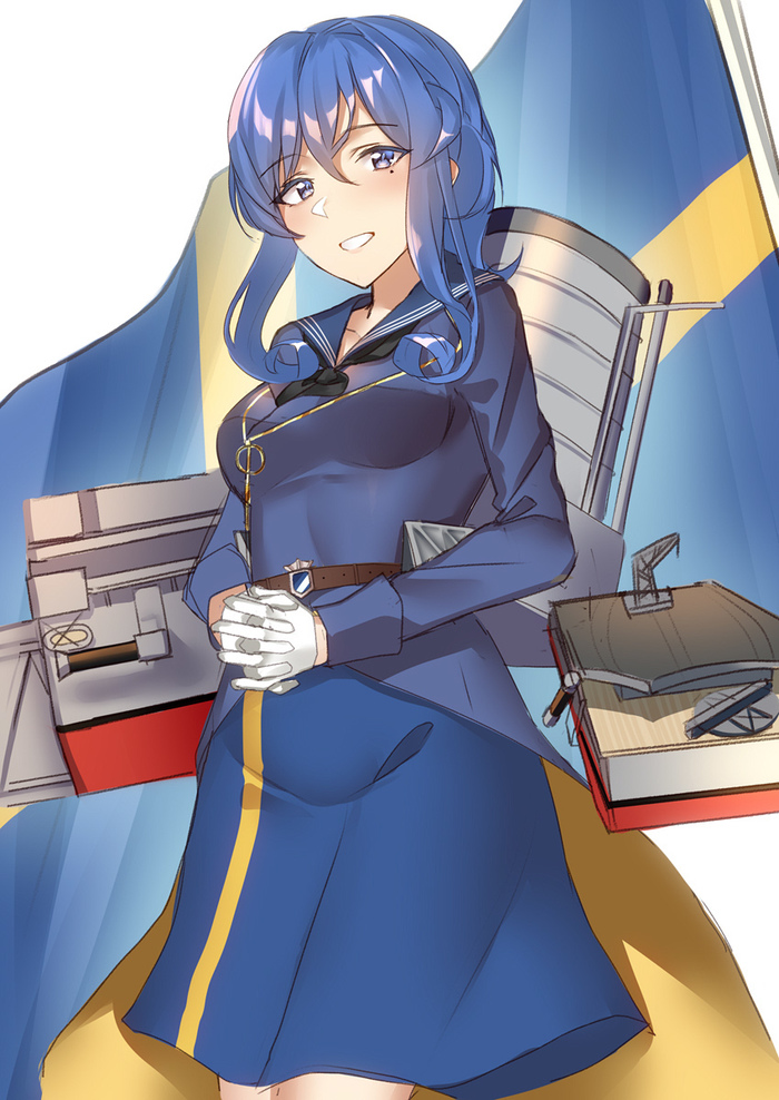 Gotland (Artist: Pallad) - Kantai collection, Anime, Anime art, Gotland, Sweden