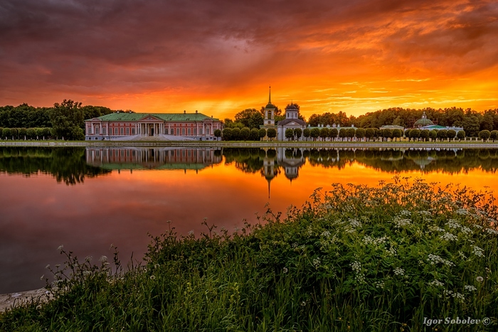 Рассвет в Кусково - Моё, Кусково, Москва, Фотография, Рассвет